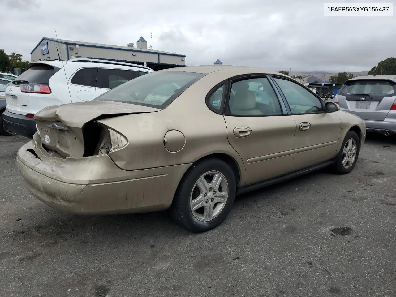 2000 Ford Taurus Sel VIN: 1FAFP56SXYG156437 Lot: 71470284