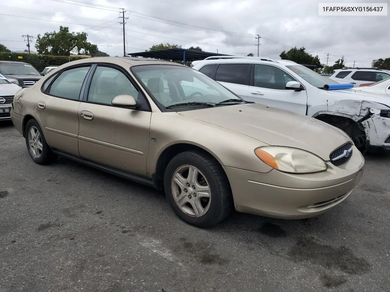 2000 Ford Taurus Sel VIN: 1FAFP56SXYG156437 Lot: 71470284