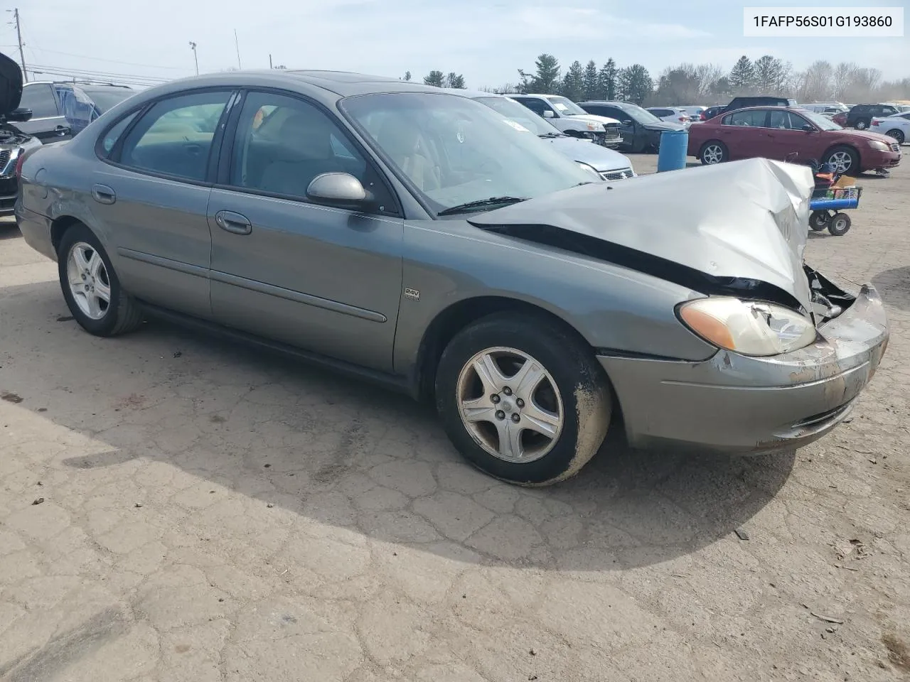 2001 Ford Taurus Sel VIN: 1FAFP56S01G193860 Lot: 46672984