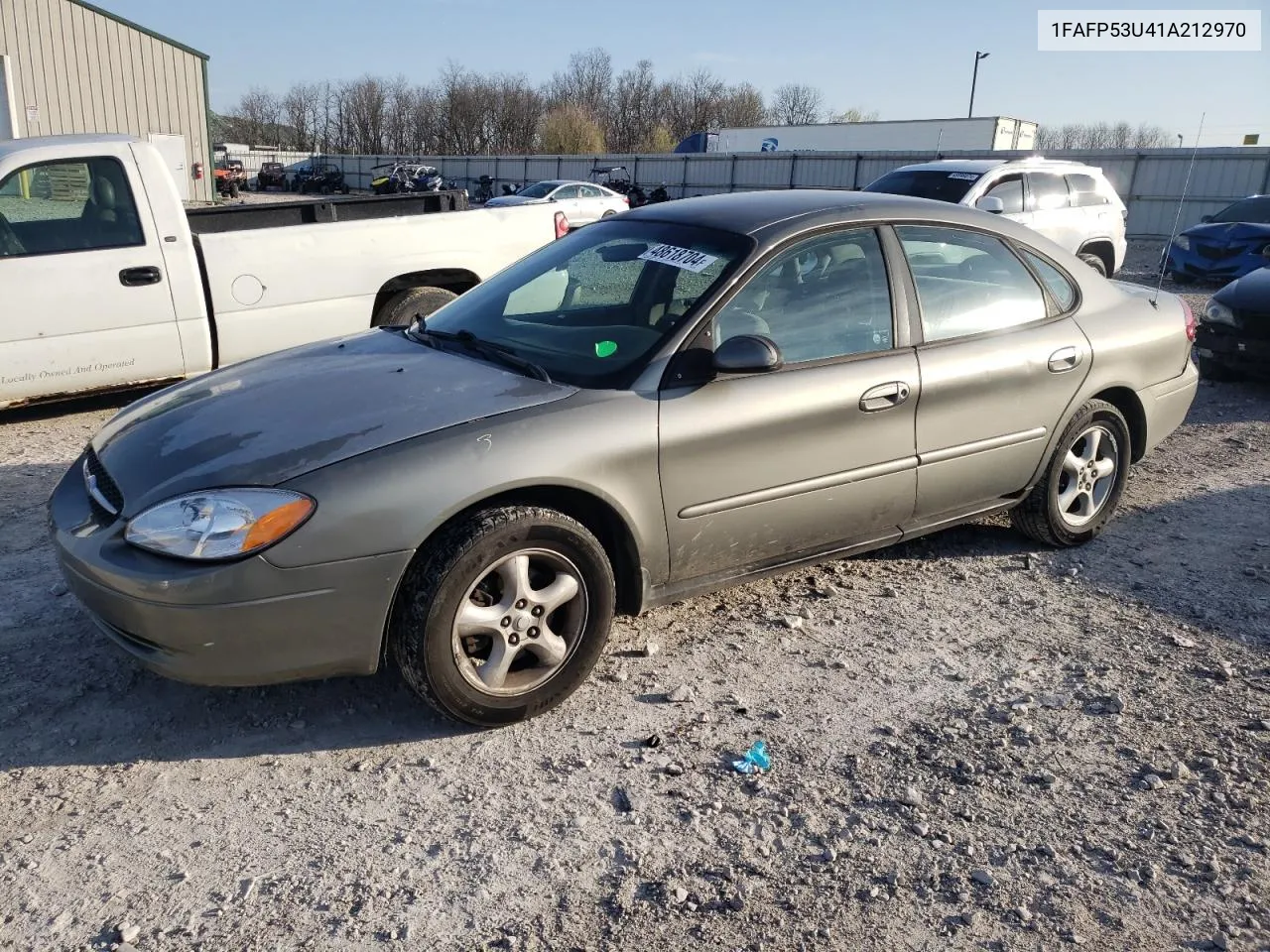 2001 Ford Taurus Se VIN: 1FAFP53U41A212970 Lot: 48618704