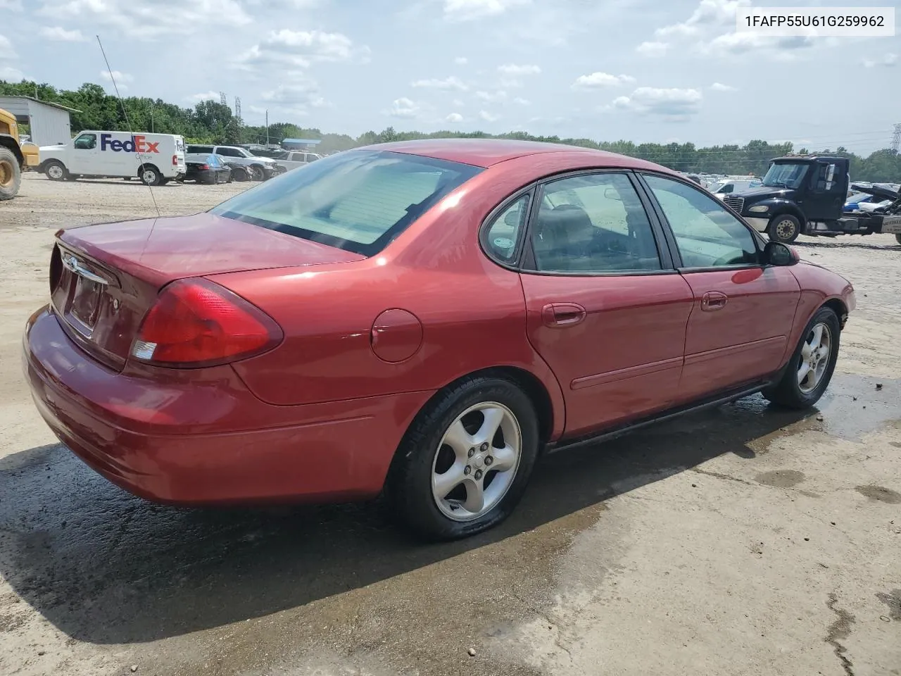 2001 Ford Taurus Ses VIN: 1FAFP55U61G259962 Lot: 55080444