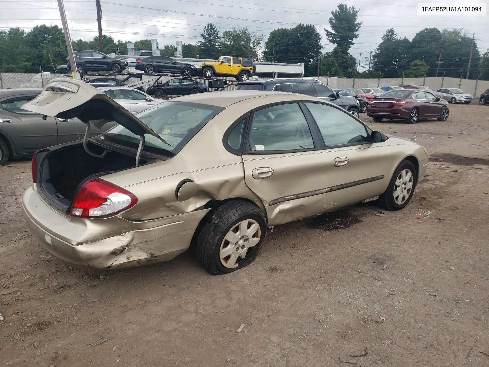 2001 Ford Taurus Lx VIN: 1FAFP52U61A101094 Lot: 65638324