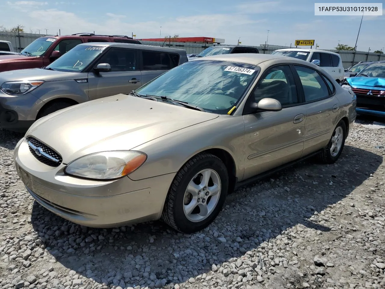 2001 Ford Taurus Se VIN: 1FAFP53U31G121928 Lot: 67136374