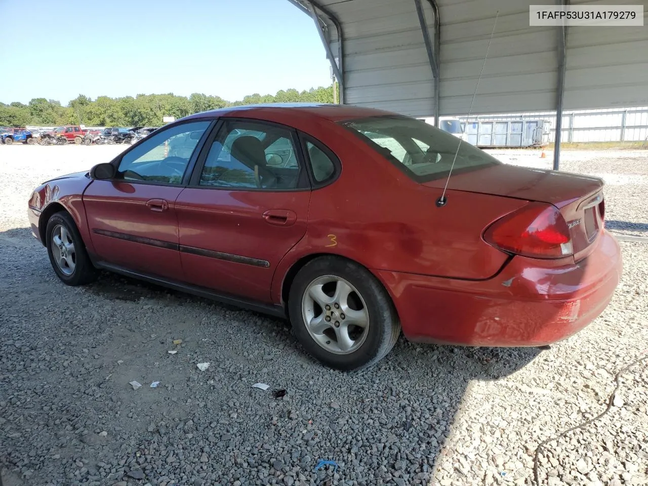 2001 Ford Taurus Se VIN: 1FAFP53U31A179279 Lot: 68636844