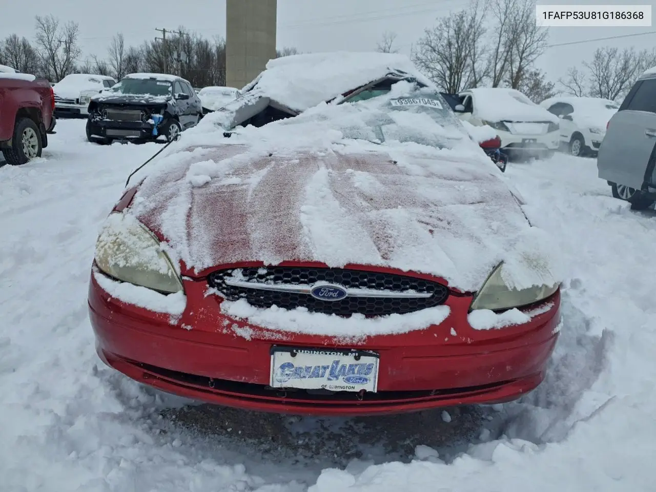 1FAFP53U81G186368 2001 Ford Taurus Se