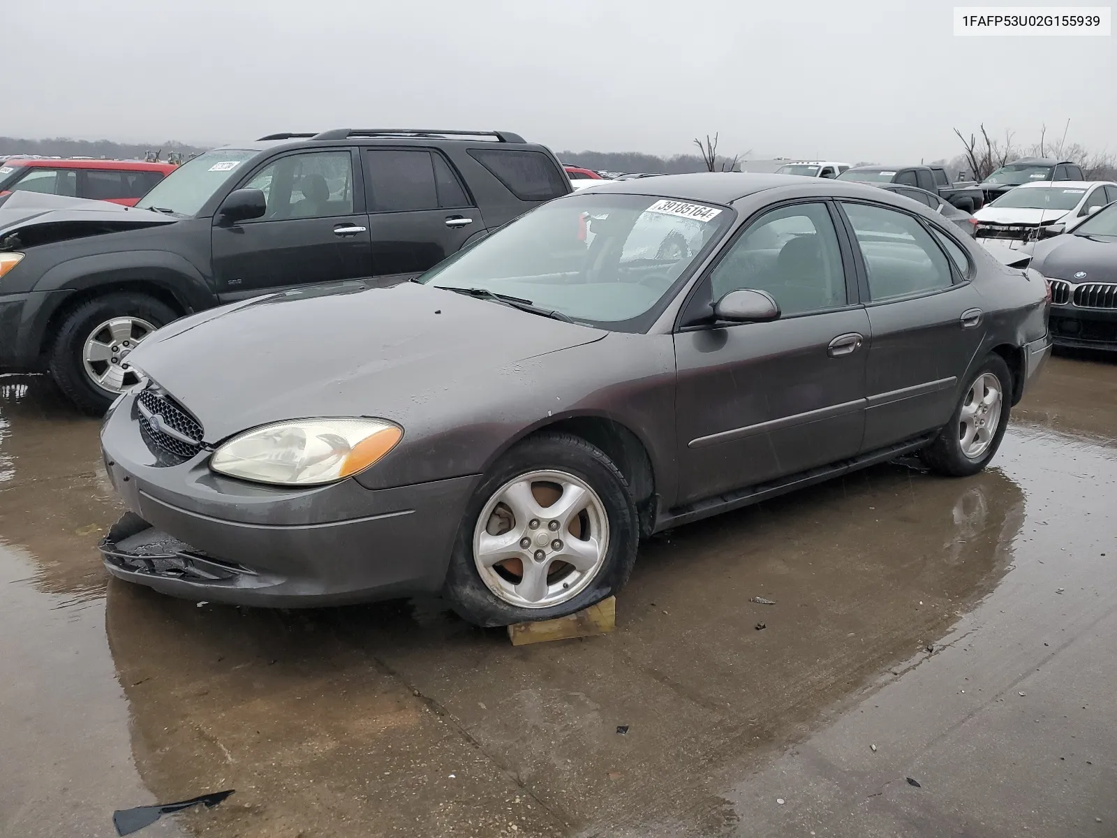 2002 Ford Taurus Se VIN: 1FAFP53U02G155939 Lot: 39185164