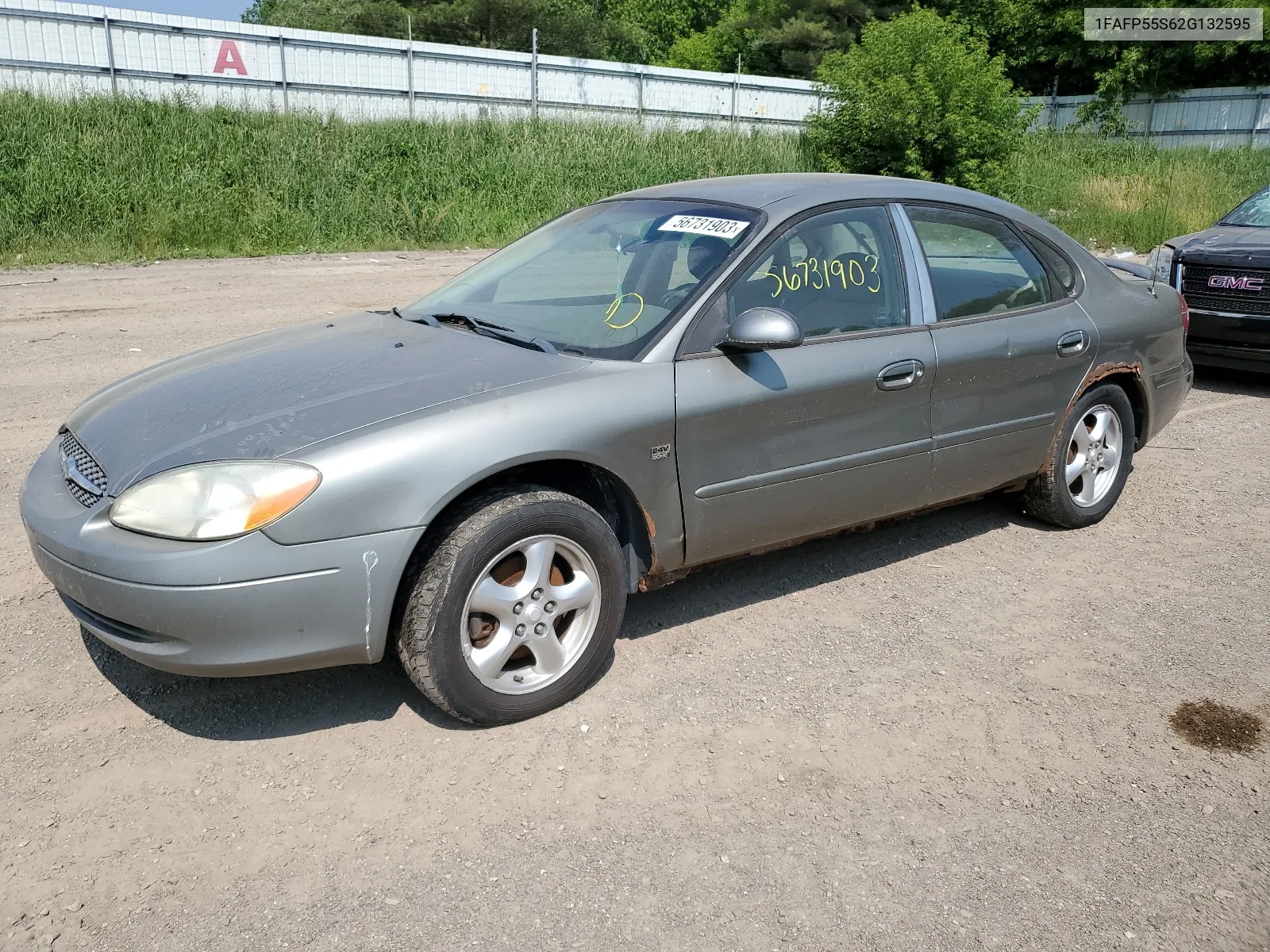 2002 Ford Taurus Ses VIN: 1FAFP55S62G132595 Lot: 51144144