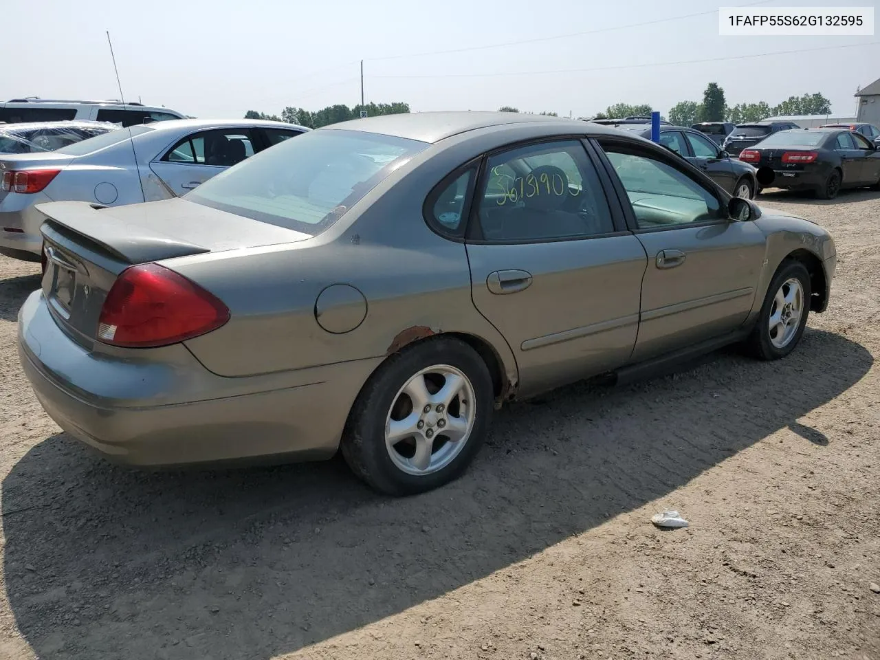 2002 Ford Taurus Ses VIN: 1FAFP55S62G132595 Lot: 51144144