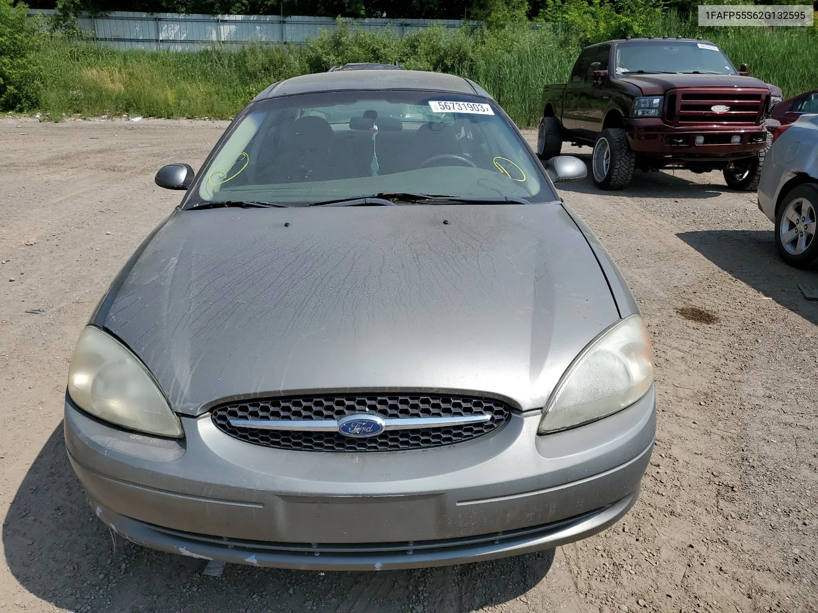 2002 Ford Taurus Ses VIN: 1FAFP55S62G132595 Lot: 51144144