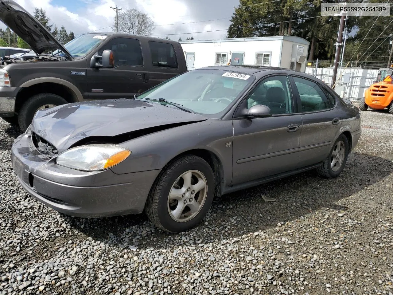 2002 Ford Taurus Ses VIN: 1FAHP55S92G254389 Lot: 53129294