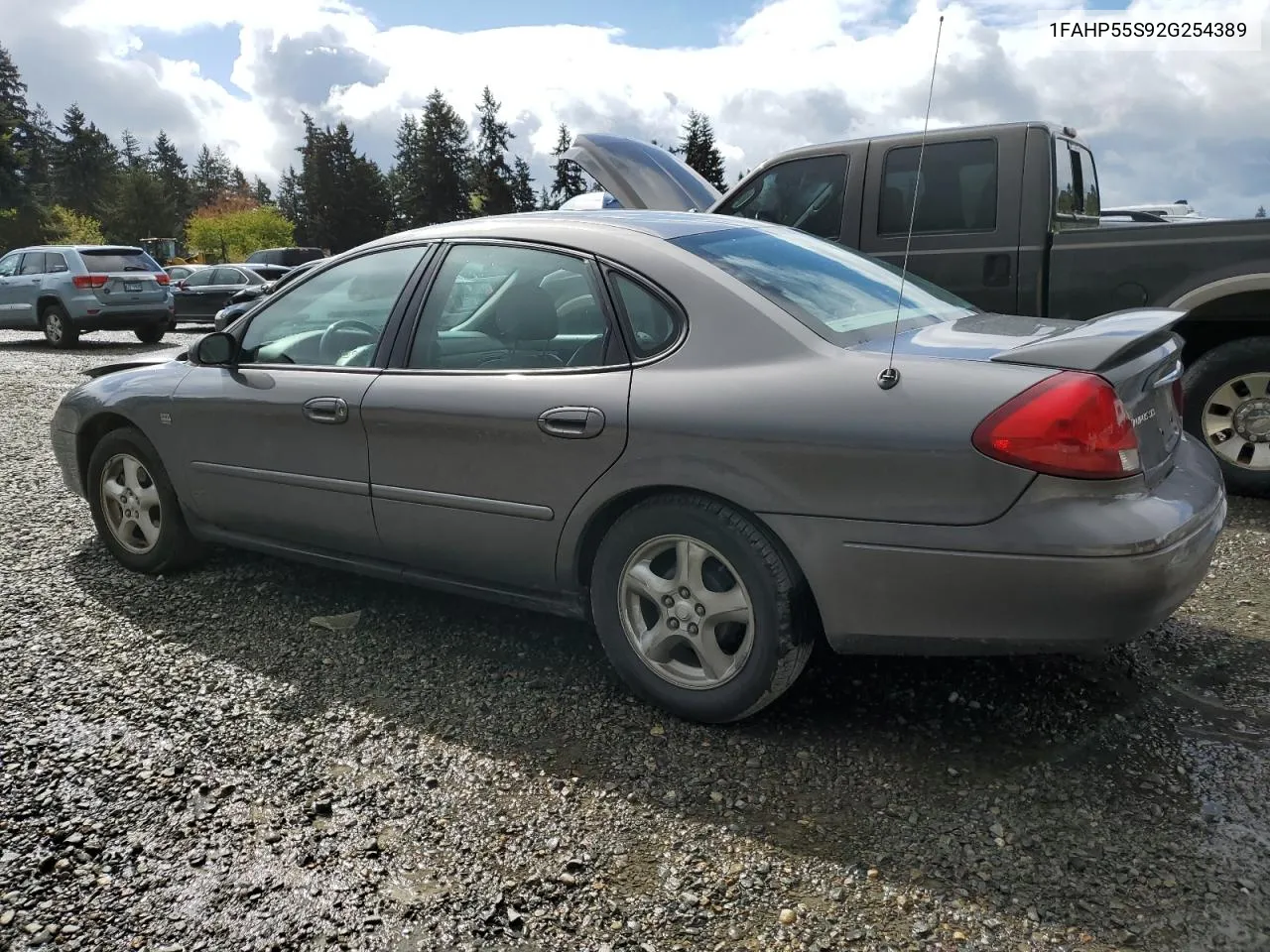 2002 Ford Taurus Ses VIN: 1FAHP55S92G254389 Lot: 53129294