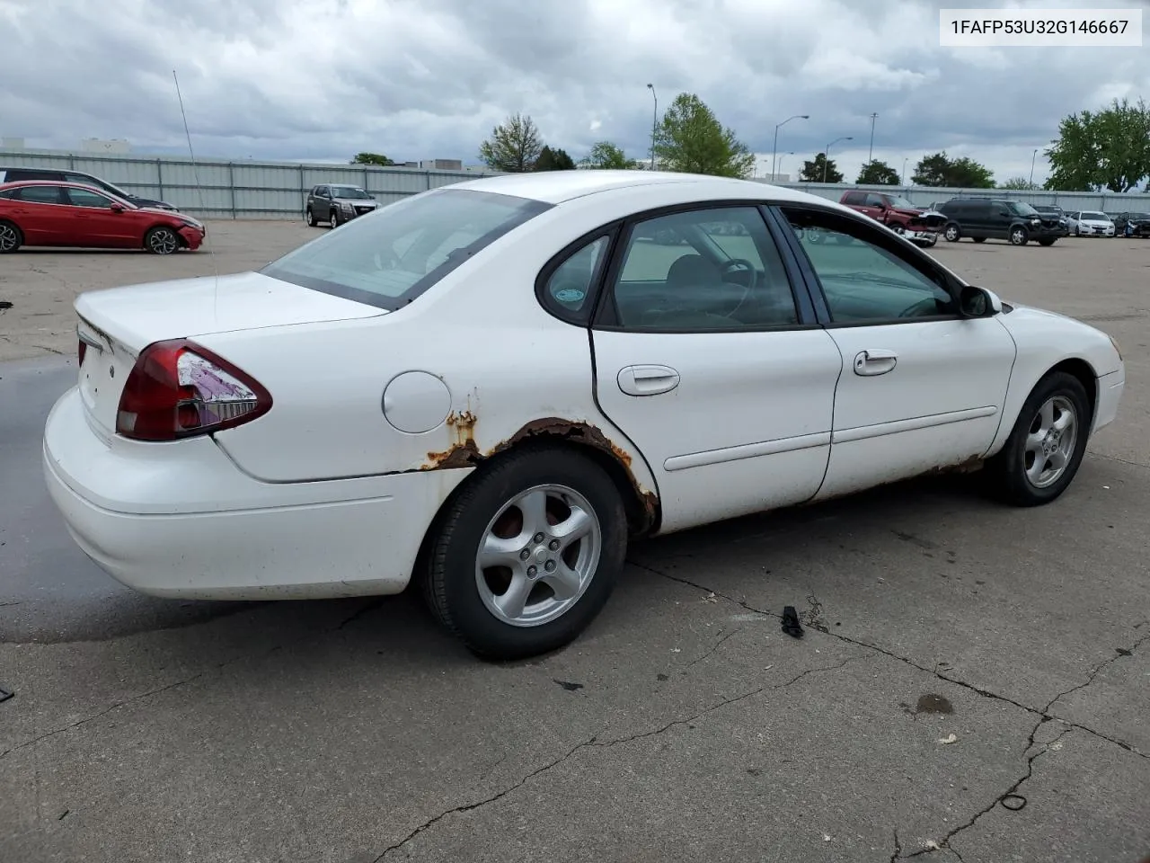 2002 Ford Taurus Se VIN: 1FAFP53U32G146667 Lot: 53321734