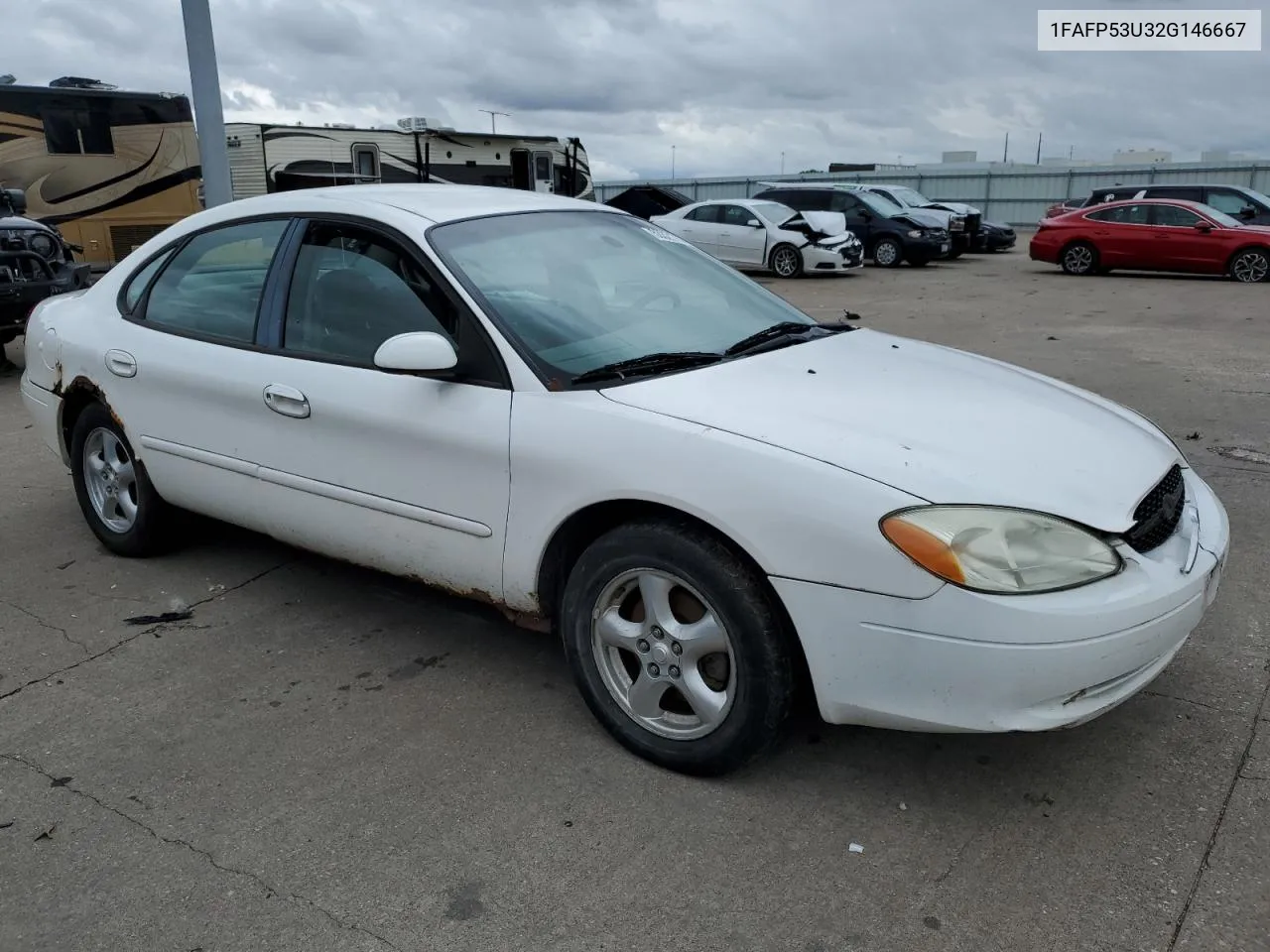 2002 Ford Taurus Se VIN: 1FAFP53U32G146667 Lot: 53321734