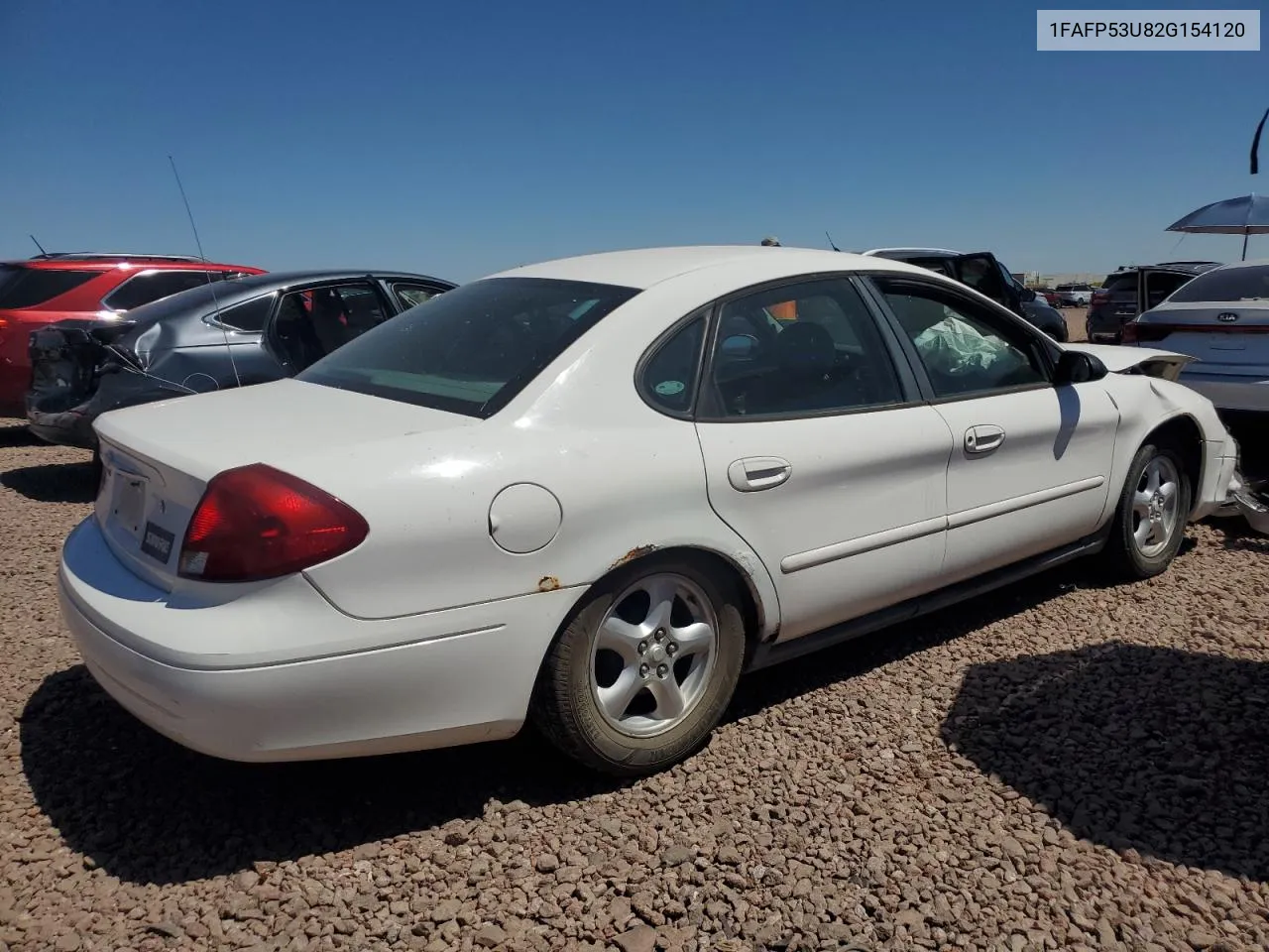 2002 Ford Taurus Se VIN: 1FAFP53U82G154120 Lot: 54591364