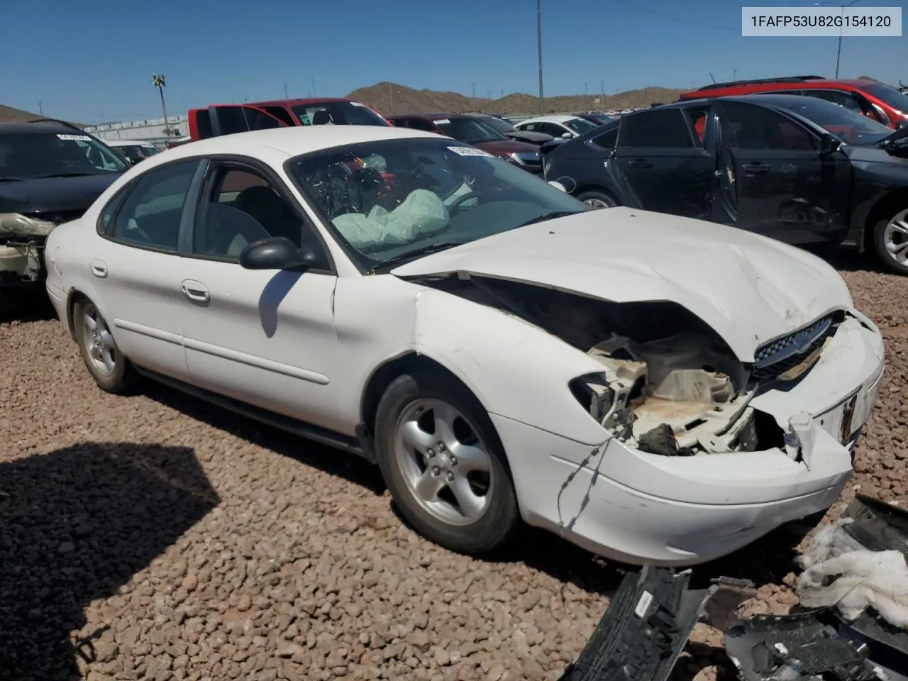 2002 Ford Taurus Se VIN: 1FAFP53U82G154120 Lot: 54591364