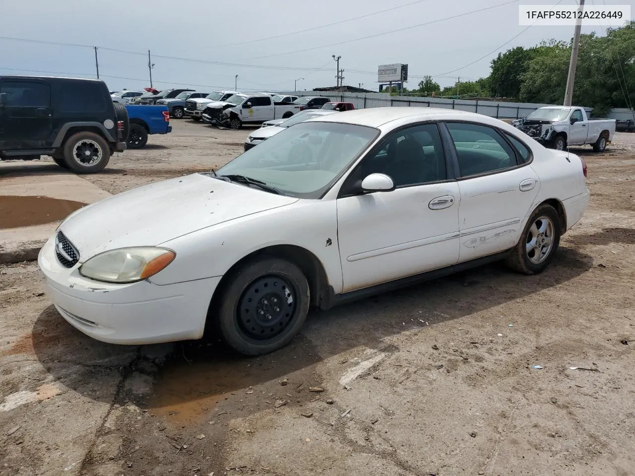 2002 Ford Taurus Ses VIN: 1FAFP55212A226449 Lot: 55343464