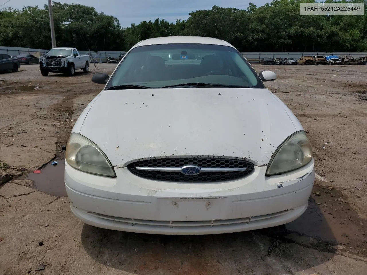 1FAFP55212A226449 2002 Ford Taurus Ses