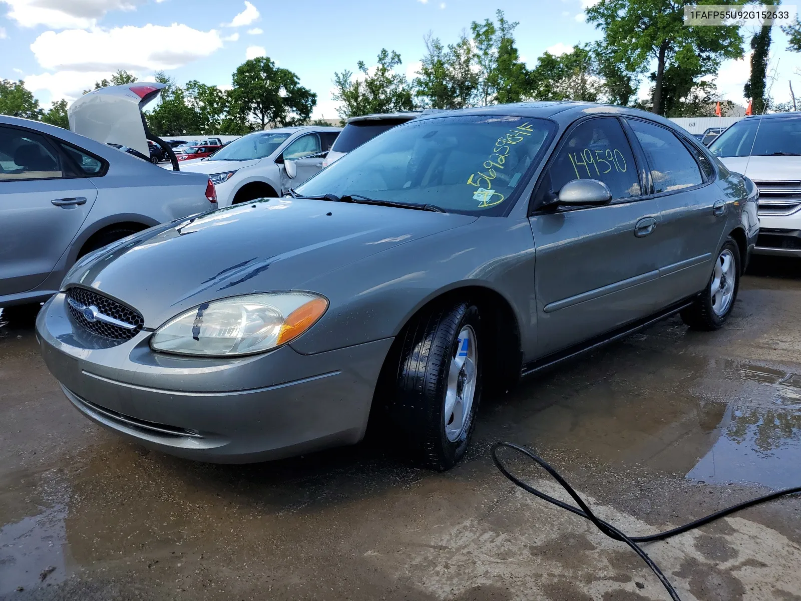 2002 Ford Taurus Ses VIN: 1FAFP55U92G152633 Lot: 56925984