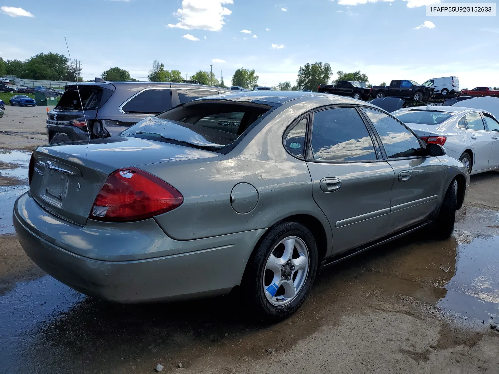 2002 Ford Taurus Ses VIN: 1FAFP55U92G152633 Lot: 56925984