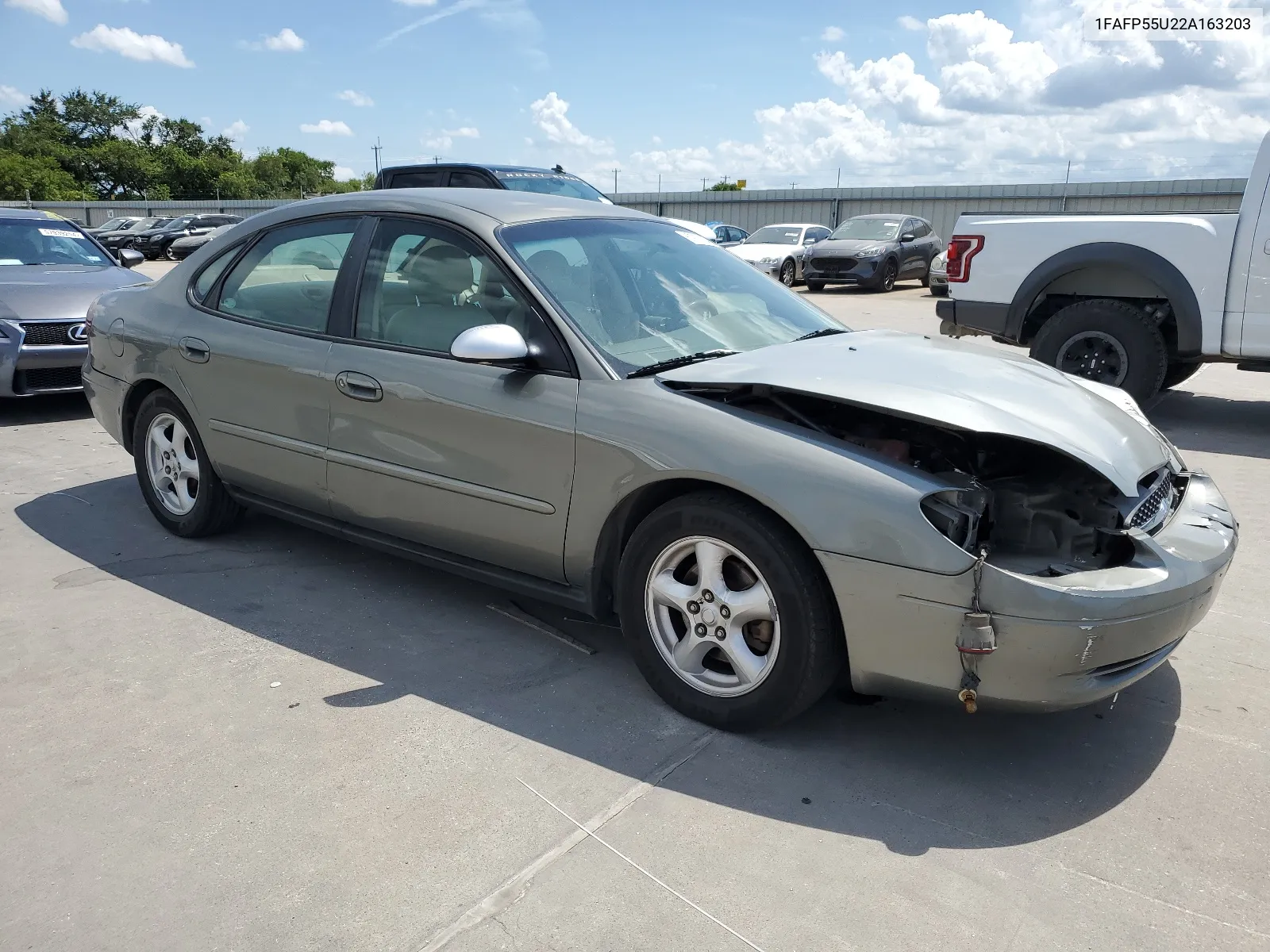 2002 Ford Taurus Ses VIN: 1FAFP55U22A163203 Lot: 60937834