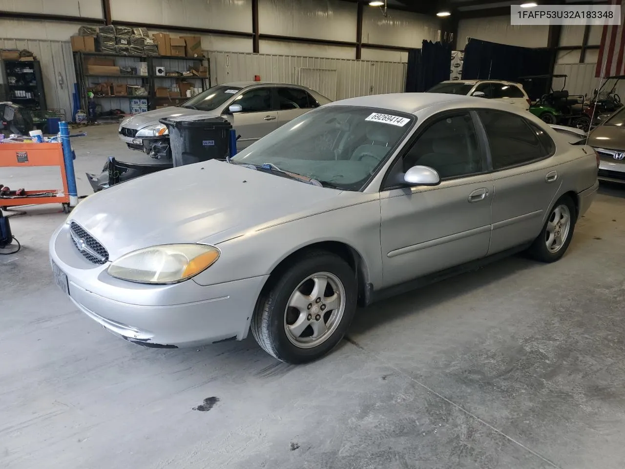 2002 Ford Taurus Se VIN: 1FAFP53U32A183348 Lot: 69269414