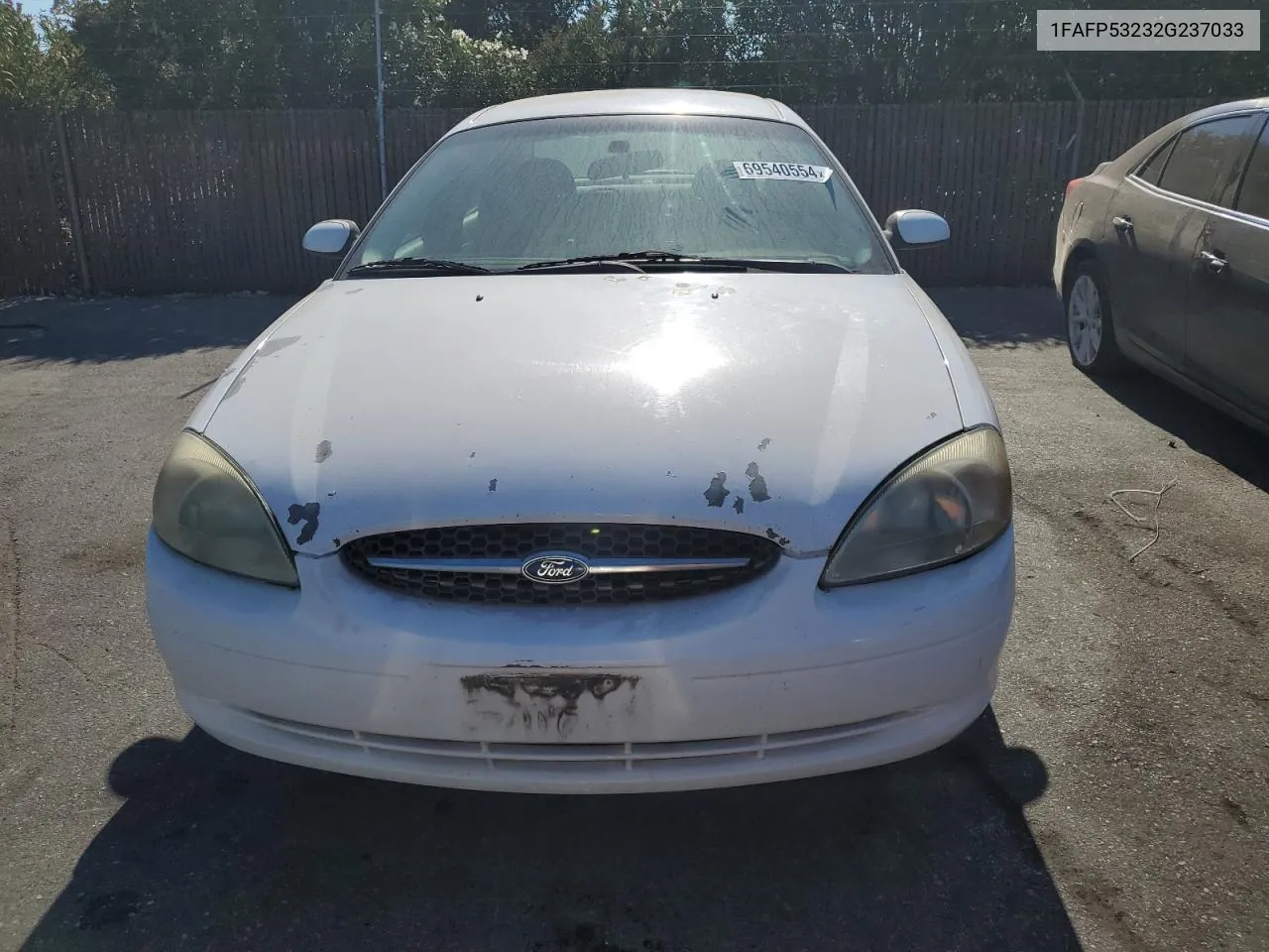 2002 Ford Taurus Se VIN: 1FAFP53232G237033 Lot: 69540554