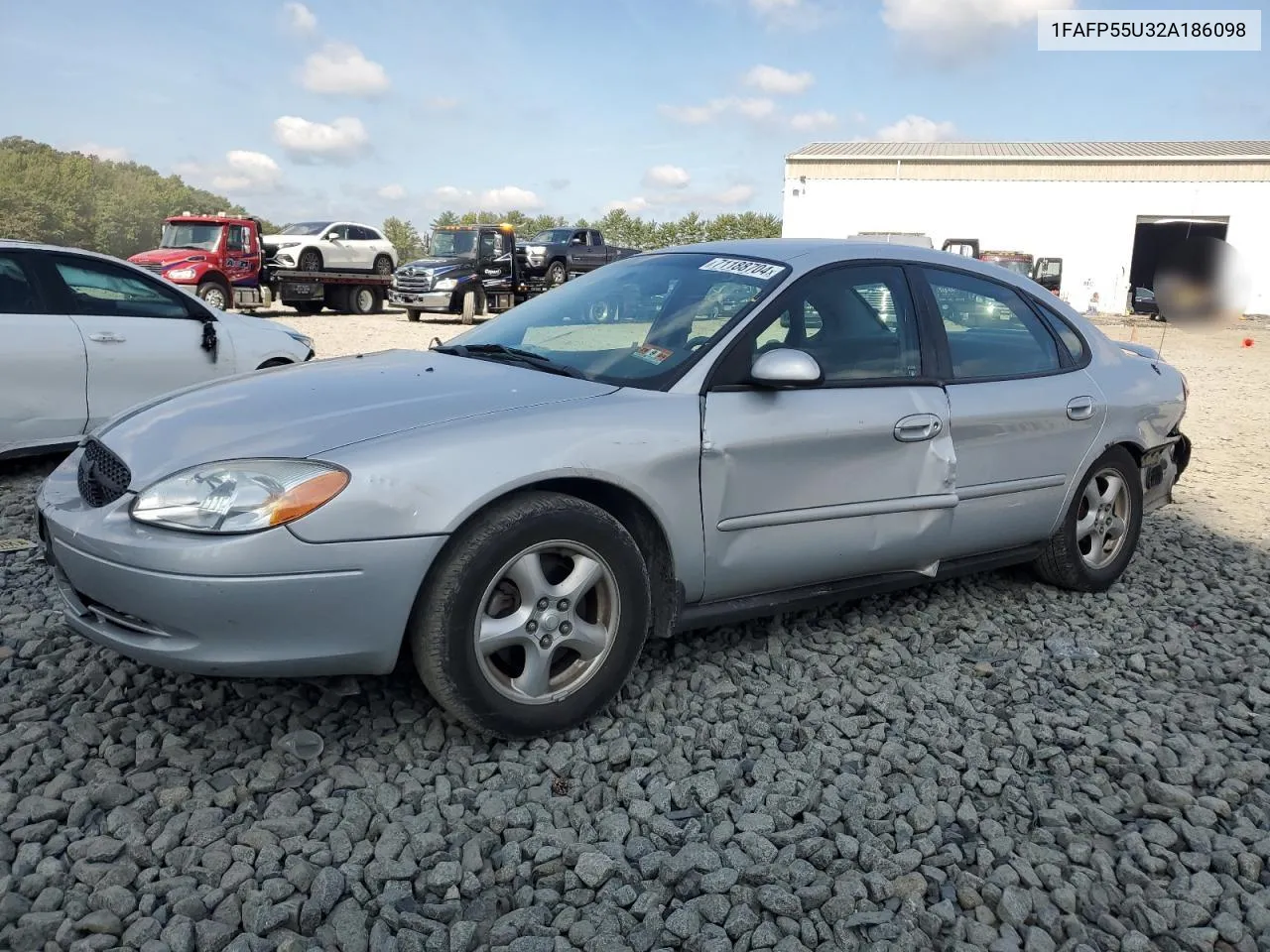 1FAFP55U32A186098 2002 Ford Taurus Ses