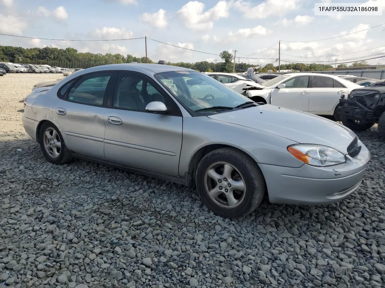 2002 Ford Taurus Ses VIN: 1FAFP55U32A186098 Lot: 71188704