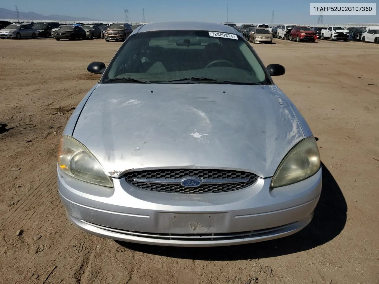 1FAFP52U02G107360 2002 Ford Taurus Lx