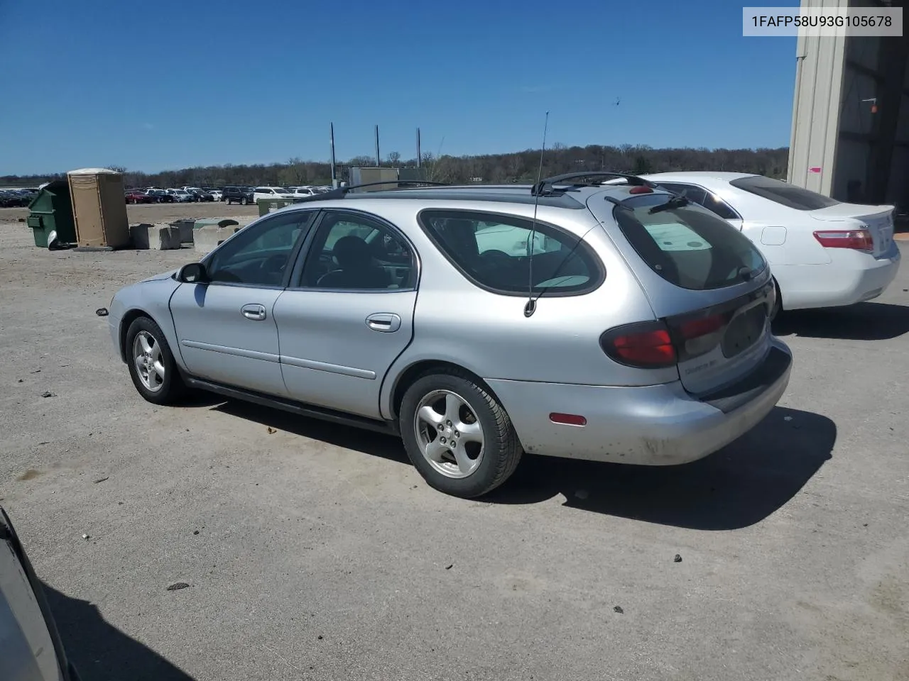 2003 Ford Taurus Se VIN: 1FAFP58U93G105678 Lot: 50049294