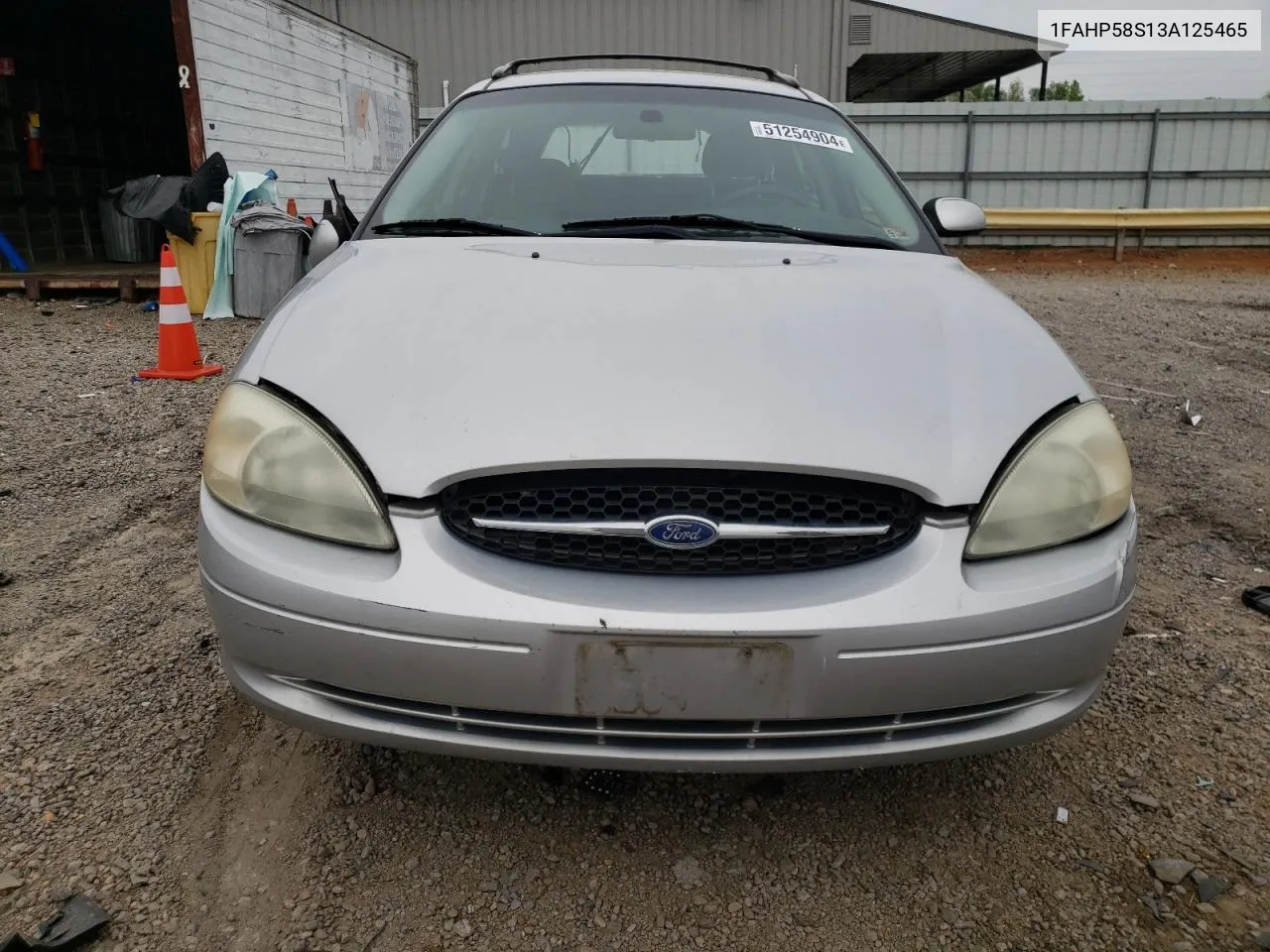 2003 Ford Taurus Se VIN: 1FAHP58S13A125465 Lot: 51254904