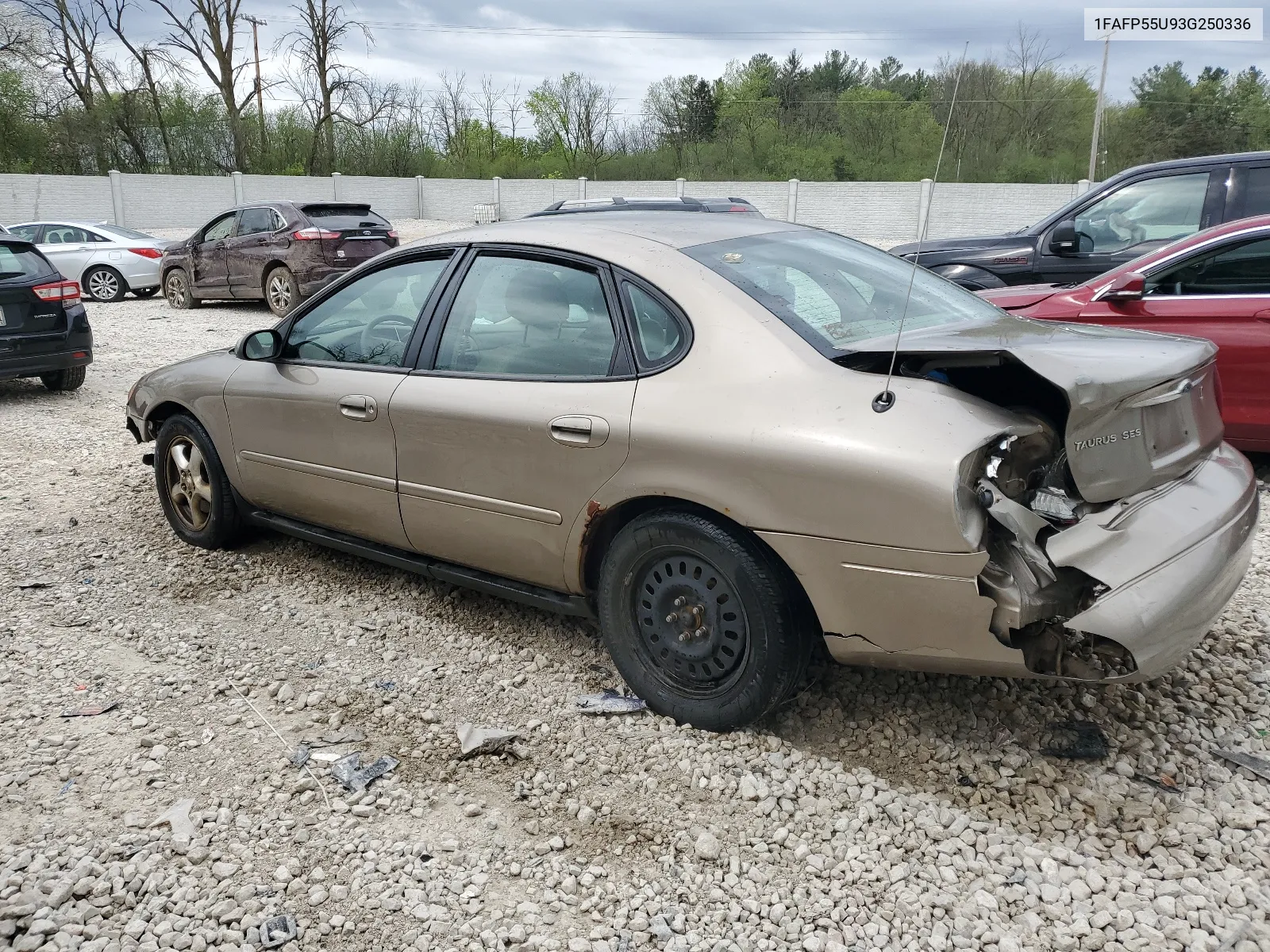 2003 Ford Taurus Ses VIN: 1FAFP55U93G250336 Lot: 53265044