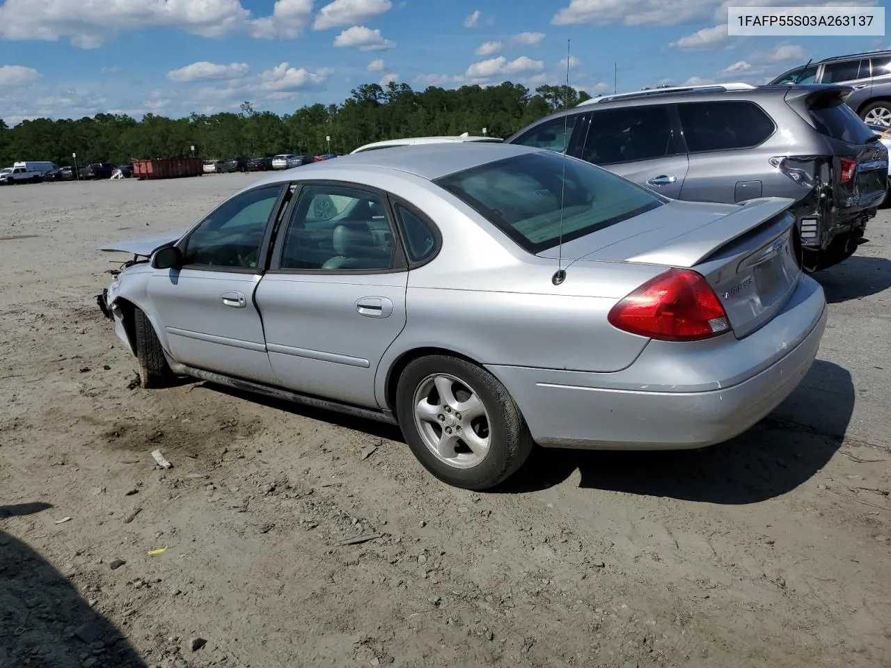 2003 Ford Taurus Ses VIN: 1FAFP55S03A263137 Lot: 55138404