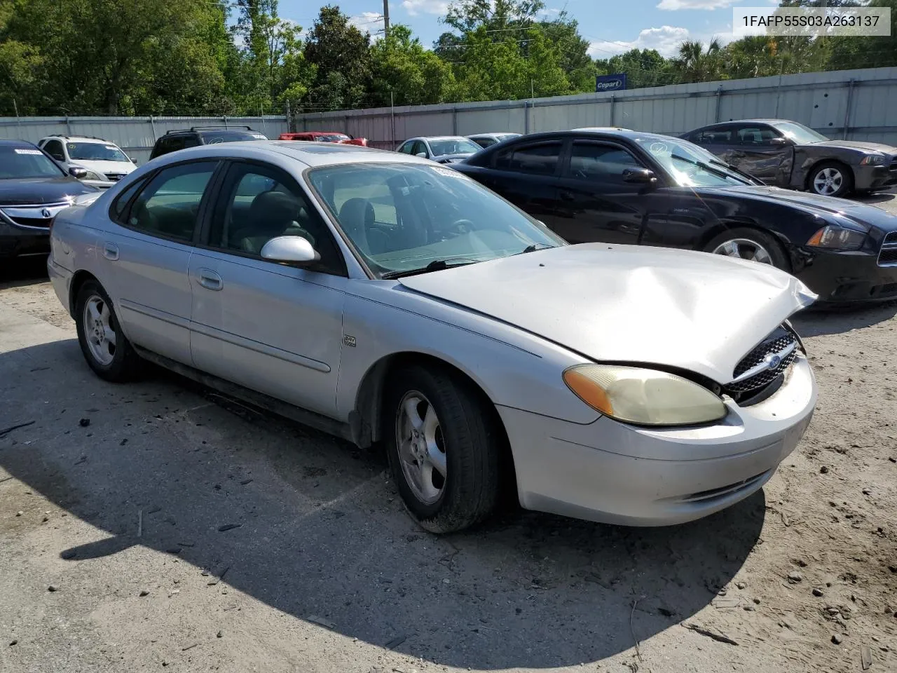 2003 Ford Taurus Ses VIN: 1FAFP55S03A263137 Lot: 55138404