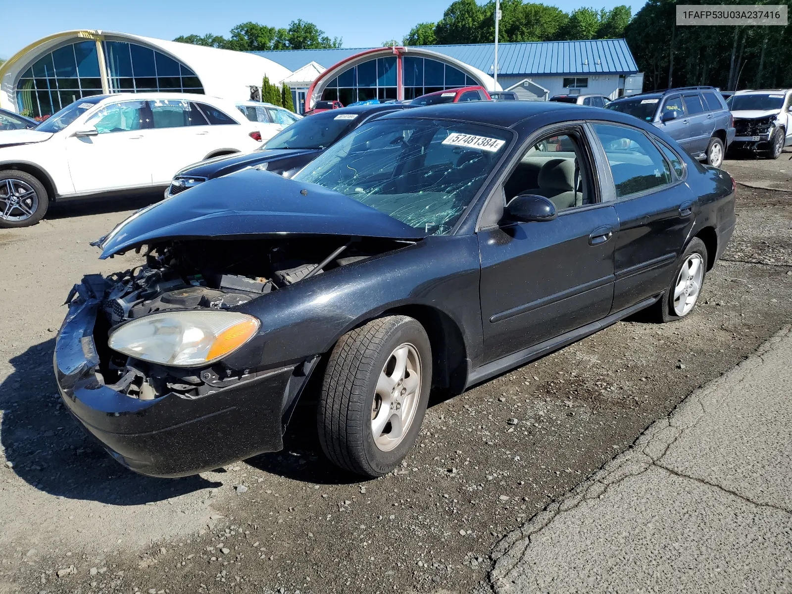 2003 Ford Taurus Se VIN: 1FAFP53U03A237416 Lot: 57481384