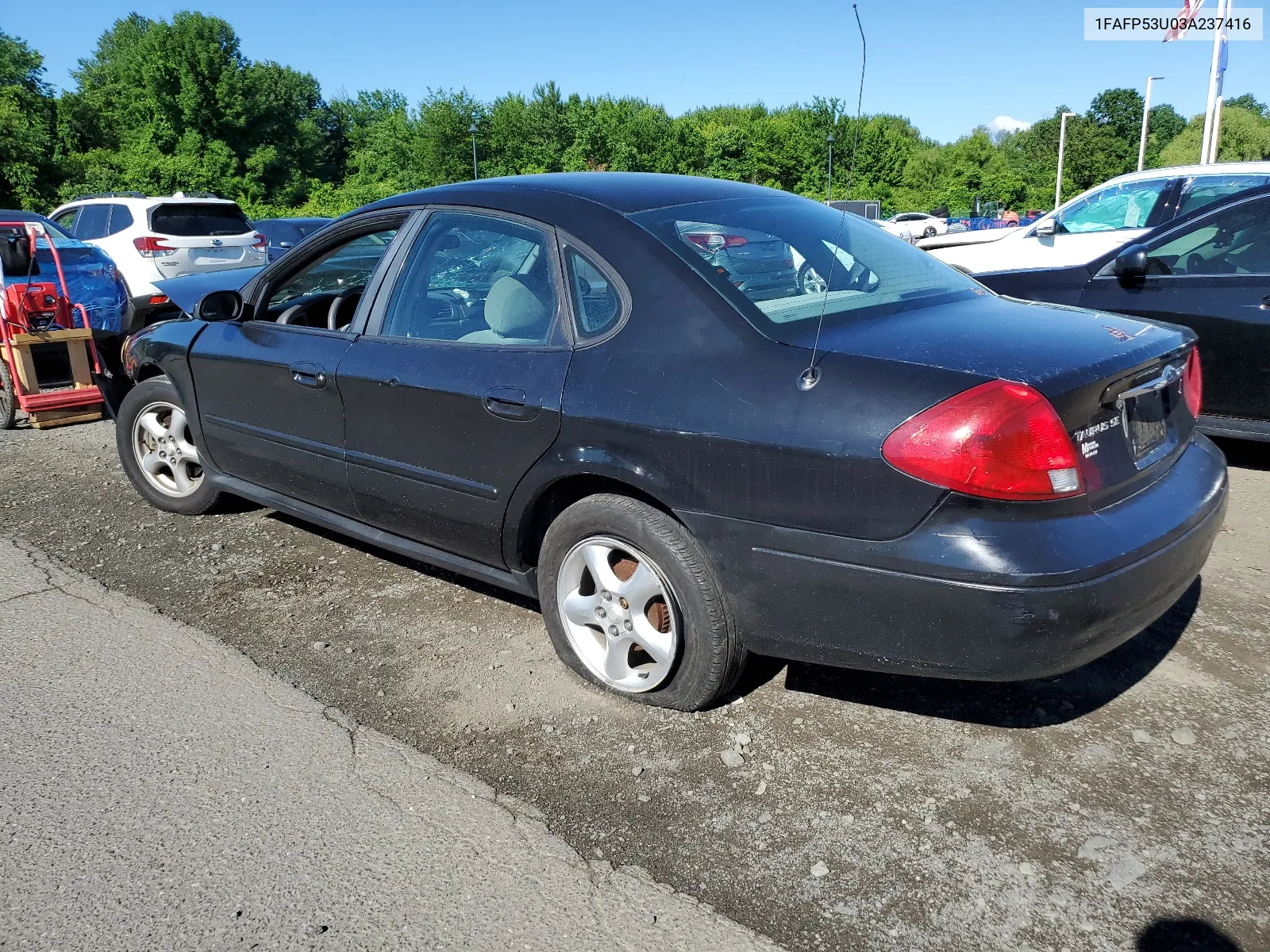 2003 Ford Taurus Se VIN: 1FAFP53U03A237416 Lot: 57481384