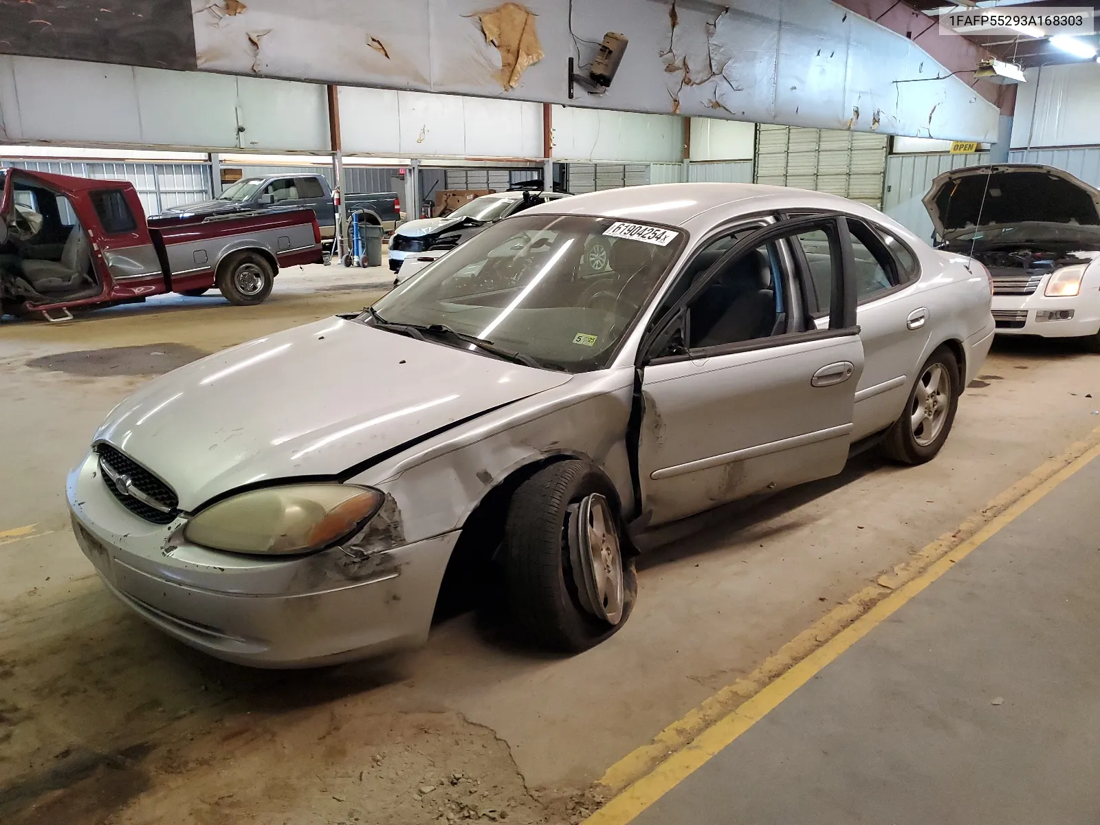 2003 Ford Taurus Ses VIN: 1FAFP55293A168303 Lot: 61904254