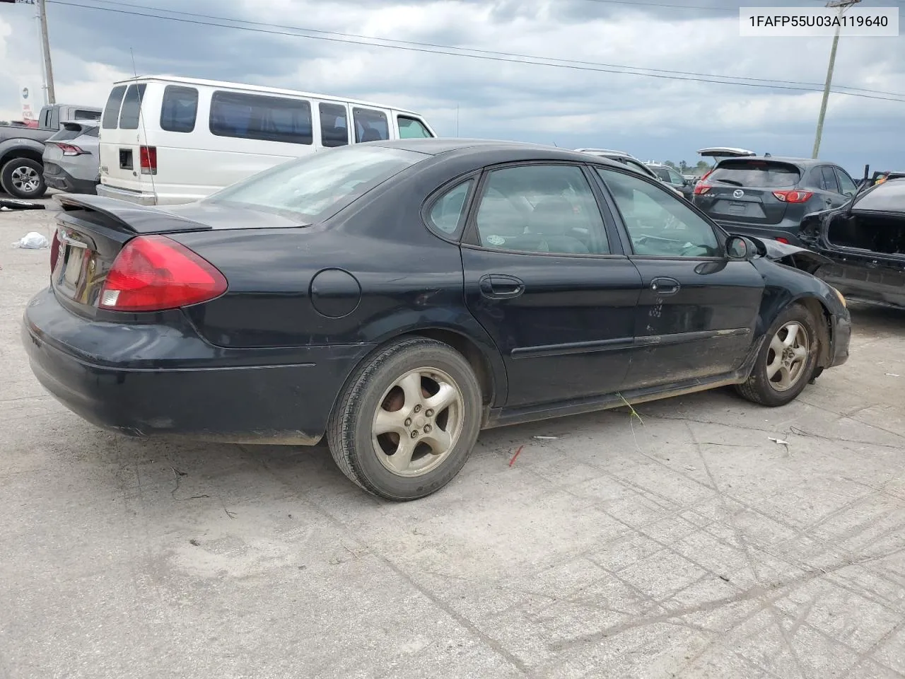 2003 Ford Taurus Ses VIN: 1FAFP55U03A119640 Lot: 65106154