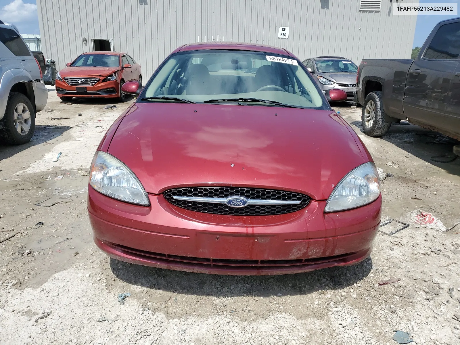 2003 Ford Taurus Ses VIN: 1FAFP55213A229482 Lot: 65184274