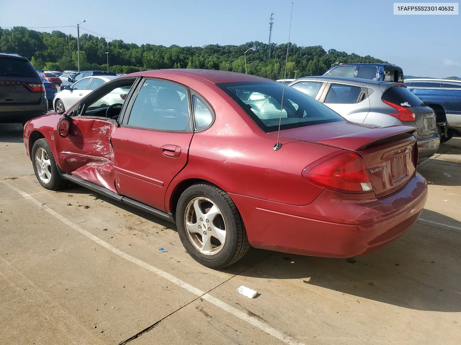 2003 Ford Taurus Ses VIN: 1FAFP55S23G140632 Lot: 65433884