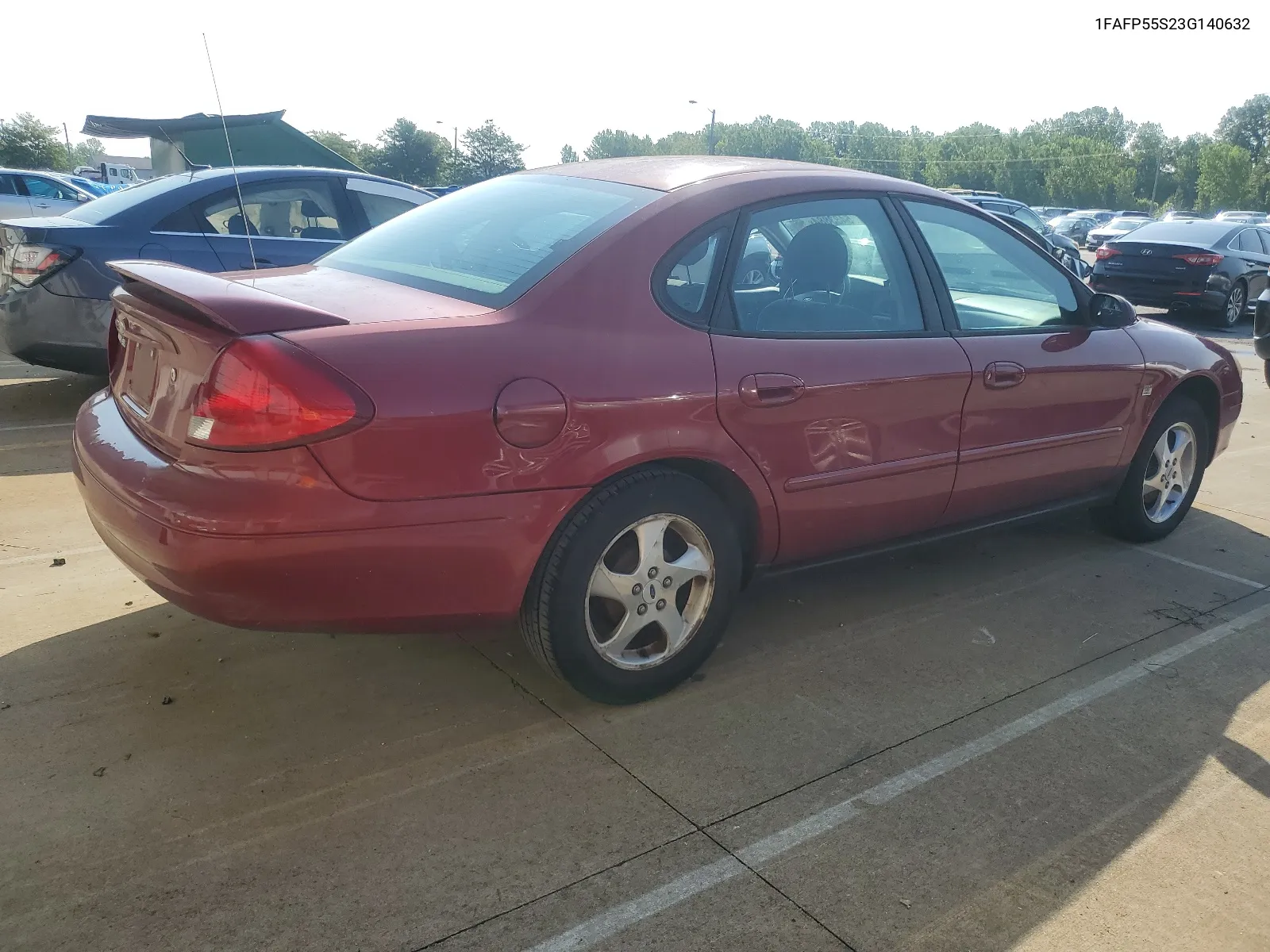 2003 Ford Taurus Ses VIN: 1FAFP55S23G140632 Lot: 65433884