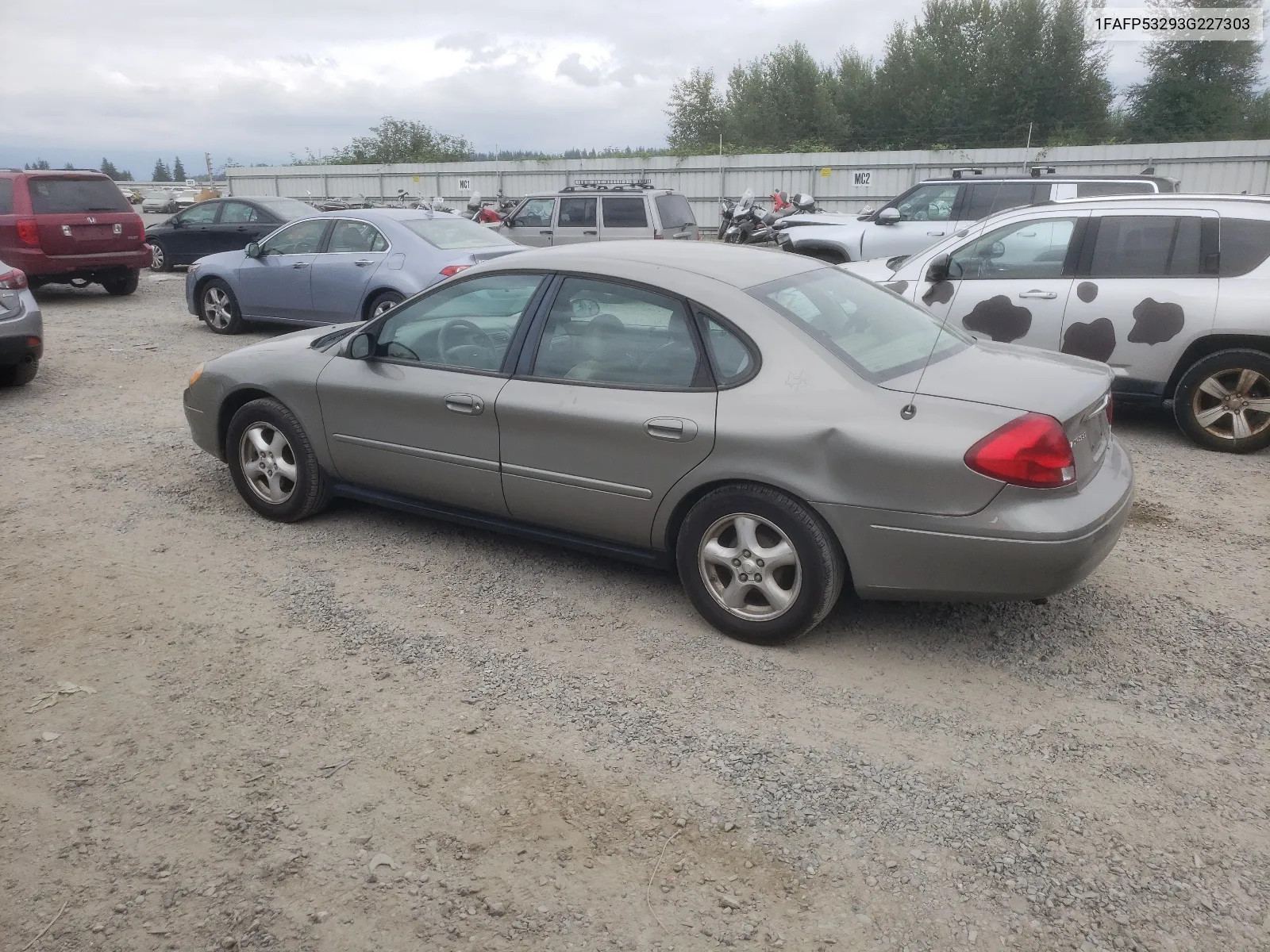 2003 Ford Taurus Se VIN: 1FAFP53293G227303 Lot: 67383094