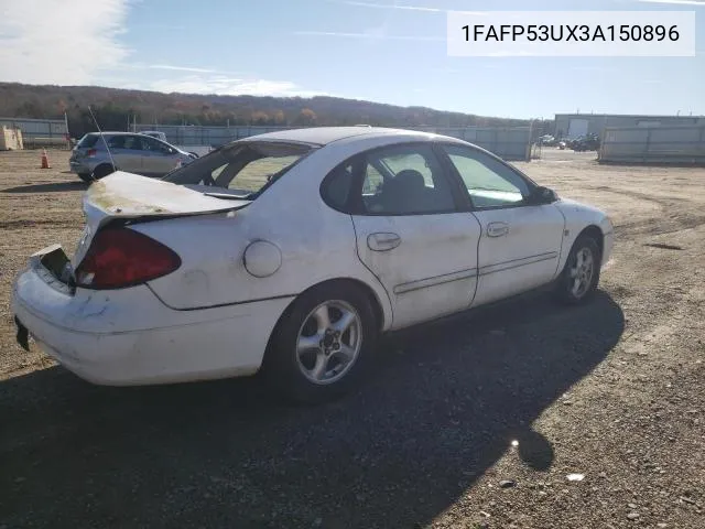 2003 Ford Taurus Se VIN: 1FAFP53UX3A150896 Lot: 67412643