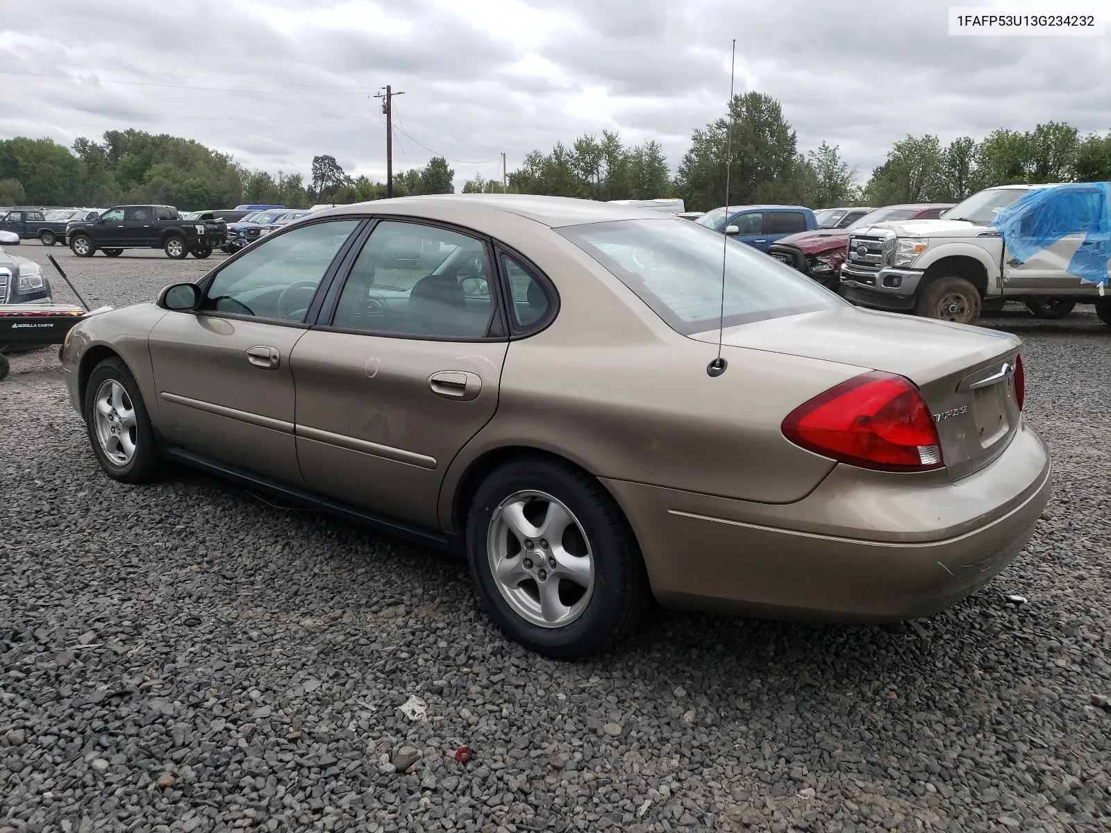 2003 Ford Taurus Se VIN: 1FAFP53U13G234232 Lot: 68517634