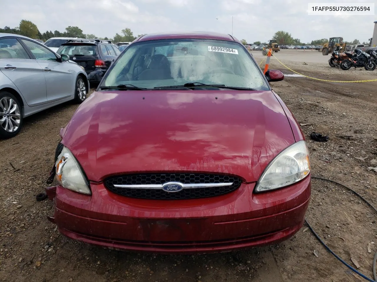 2003 Ford Taurus Ses VIN: 1FAFP55U73G276594 Lot: 68992984