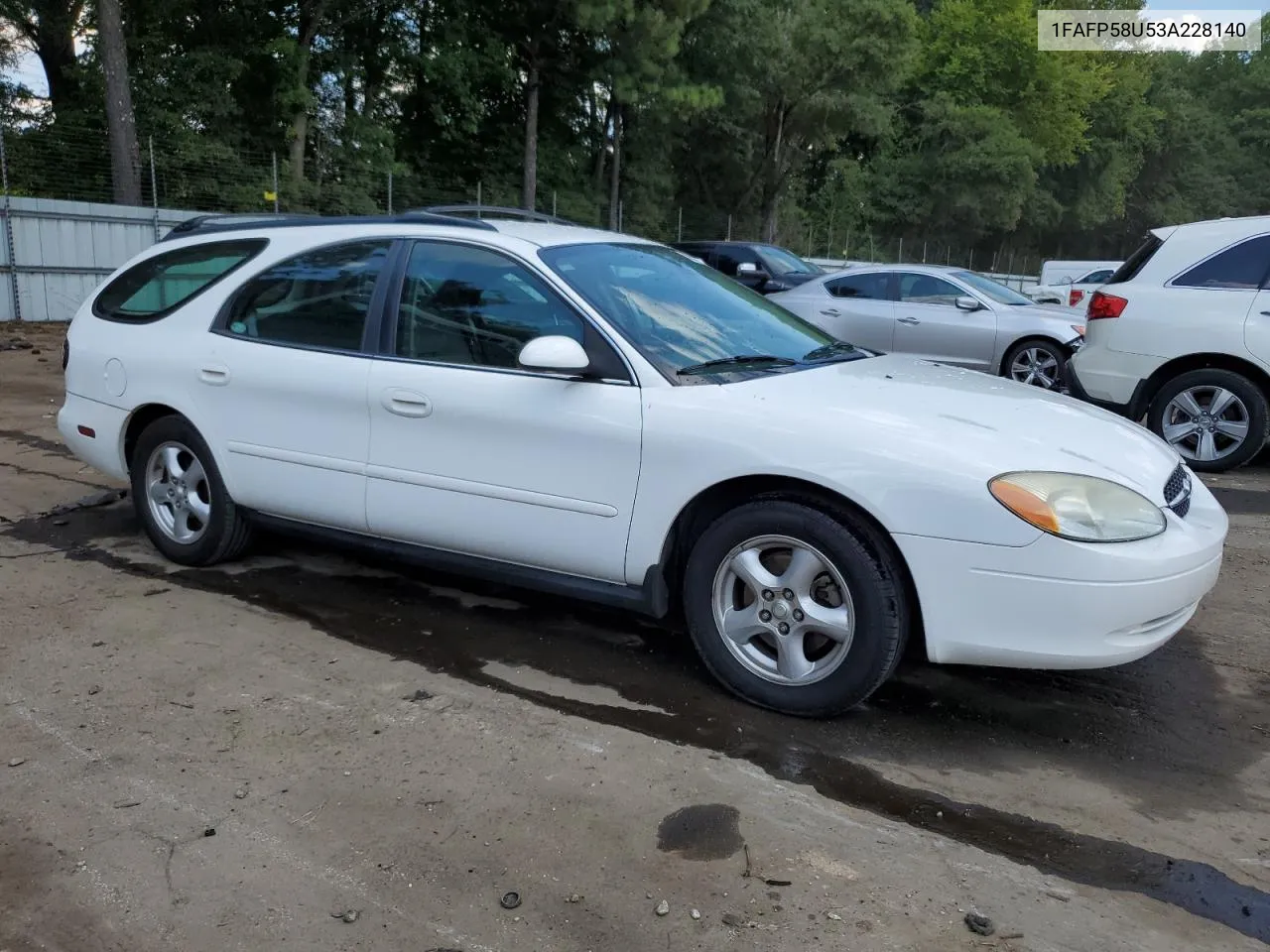 2003 Ford Taurus Se VIN: 1FAFP58U53A228140 Lot: 69029174