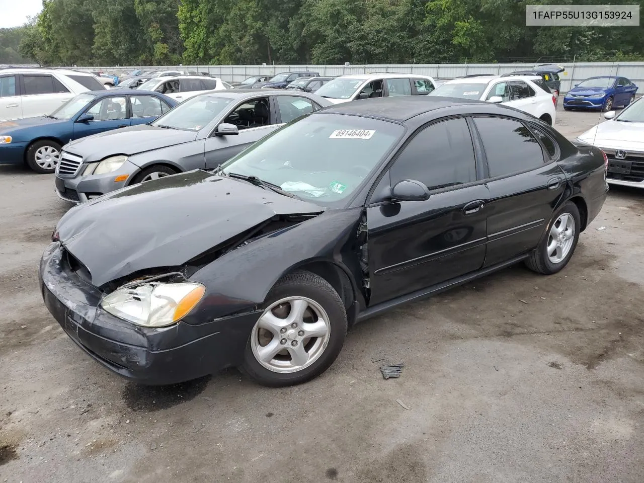 2003 Ford Taurus Ses VIN: 1FAFP55U13G153924 Lot: 69146404