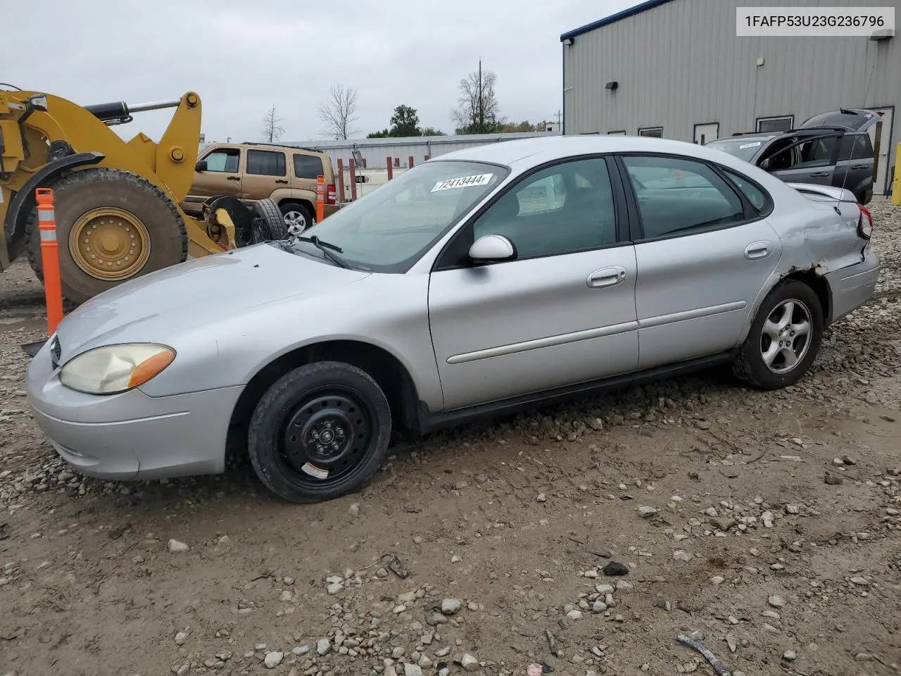 2003 Ford Taurus Se VIN: 1FAFP53U23G236796 Lot: 72413444