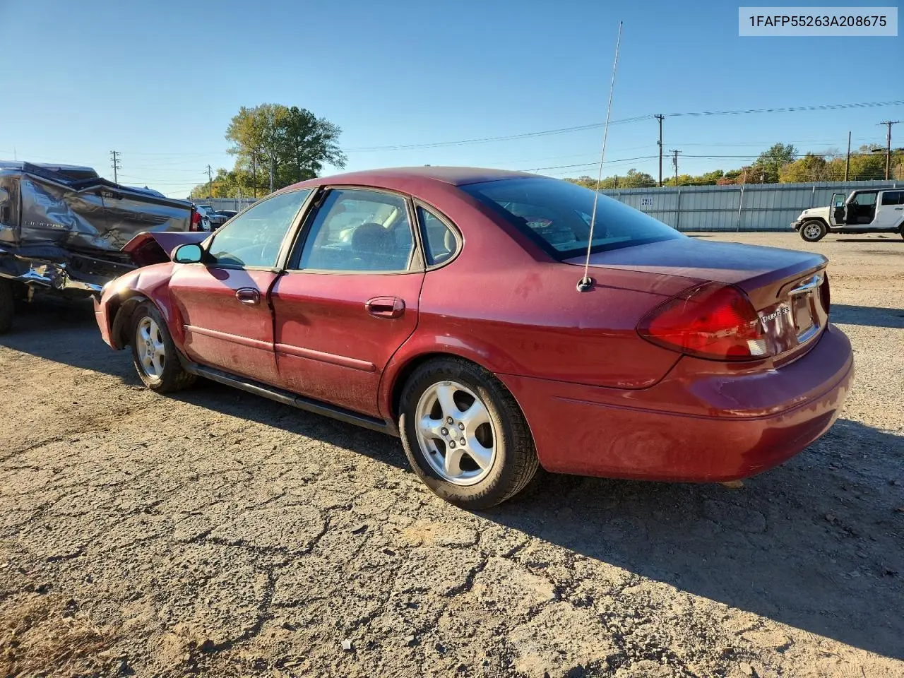 1FAFP55263A208675 2003 Ford Taurus Ses
