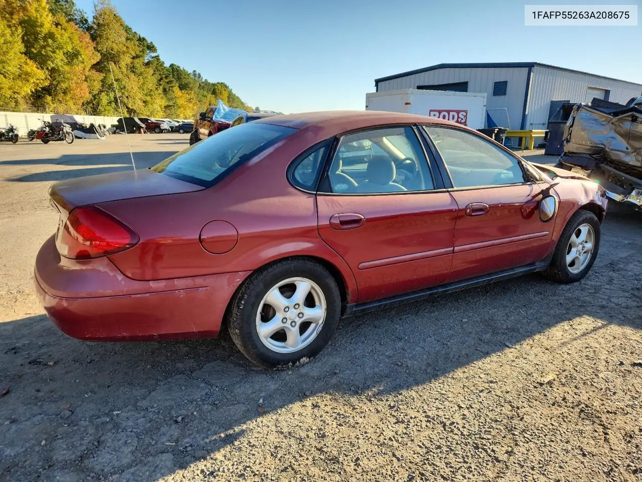 1FAFP55263A208675 2003 Ford Taurus Ses